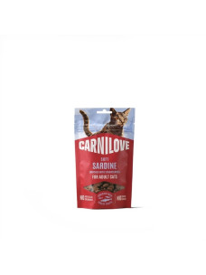 Ласощі для котів м'які, сардина і полуниця, Carnilove 50 г