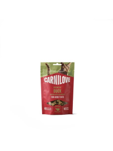 Ласощі для котів хрусткі качка і малина Carnilove  50 г