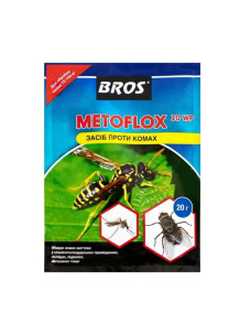 Порошок от тараканов и насекомых Bros Metoflox 10 wp 20 г