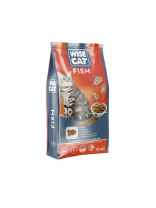 Сухий корм для котів Wise Cat Риба, 10 кг