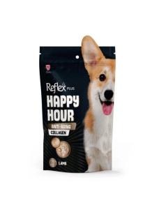 Лакомства для собак с ягненком и коллагеном против старения Reflex Plus Happy Hour 60 г