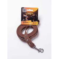 Поводок для собак Ginger ПВХ с базовым карабином, 20 мм, 2 м, коричневый, 48259