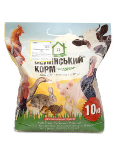 Комбикорм для сельскохозяйственной птицы Селянский корм с 4 недель 10 кг