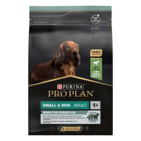 Сухий корм для дорослих собак малих і мініатюрних порід Pro Plan Small & Mini Sensitive Digestion з ягням, 3 кг, 1268