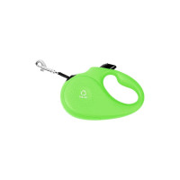 Повідець-рулетка для собак Waudog R-leash, салатовий, M, 5 м, до 25 кг, 81255
