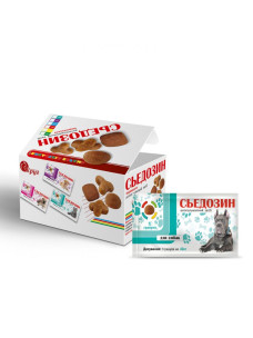 Съедозин антигельминтик для собак, 1 таблетка на 40 кг