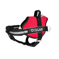 Шлейка для собак Collar Police № 3, красная, обхват 55–75 см, 07063