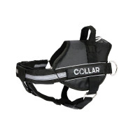 Шлейка для собак Collar Police № 4, черная, обхват 70–100 см, 07071