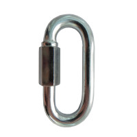 Карабін Лілу гвинтовий металевий, 5 мм, 50 мм, №5, 4-122