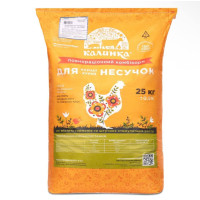 Комбикорм Калинка для кур-несушек Гровер, 25 кг, 7020