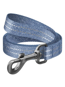 Повідець для собак Waudog Re-cotton 031012 із бавовни, світловідбивний, 20 мм, 300 см, синій