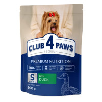 Сухий корм для дорослих собак малих порід Club 4 Paws з качкою, 900 г, 3159