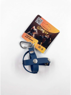 Держатель для мяча Ginger ПВХ магнит на карабине 5 см темно-синий