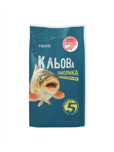 Прикормка для риби Кльова Соковита полуниця TOIVO 820 г