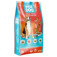 Сухой корм для взрослых собак Wise Dog с мясом и овощами, 10 кг