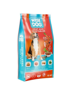 Сухий корм для дорослих собак Wise Dog з м’ясом та овочами, 10 кг