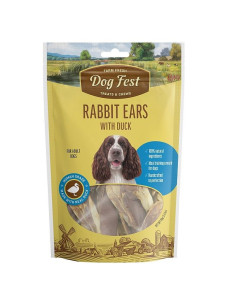 Лакомство для собак PF Dog Fest кроличье ухо с уткой, 90 г