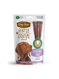 Лакомство для собак PF Dog Fest рулетик из мяса утки для чистки зубов, 100 г
