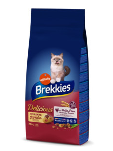 Сухий корм Brekkies Cat Delice Meat для кішок з м'ясом 20 кг