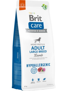 Корм Brit Care Dog Hypoallergenic Adult Large Breed, гипоаллергенный с ягненком, 12 кг