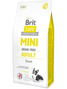 Корм для собак Brit Care GF Mini Adult Lamb для миниатюрных пород с ягненком 7 кг
