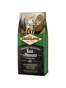 Сухой корм для собак Carnilove Adult Duck & Pheasant всех пород с уткой и фазаном 12 кг