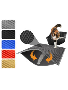 Коврик двухслойный Ginger Cat для кошачьего лотка (туалета) 33х30х1см ромб/бежевый