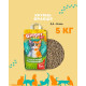 Гігієнічний наповнювач для котячого туалету Ginger Cat бентонітовий, крупний, 5 кг