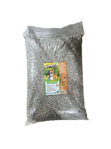Натуральный кукурузный наполнитель Ginger Cat Corn для лотка кошек, 10 кг