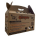 Картонная переноска для кошек и собак до 8 кг Ginger 45х21х27 см переноска для животных