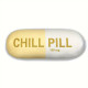 Іграшка плюшева для собак CHILLPILL Пігулка з пищалкою 20х7, 5см