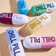 Іграшка плюшева для собак CHILLPILL Пігулка з пищалкою 20х7, 5см