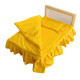 Дерев'яне ліжко для тварин Ginger Bed S з матрацом та білизною 400х600х120 мм