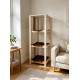 Дерев'яний лежак-полиця на 3 яруси для тварин Ginger Relax L, 580х1520х480 мм