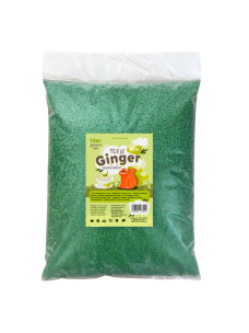 Соевый наполнитель для кошачьего туалета Ginger Tofu Зеленый чай, 10 кг Тофу