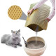 Килимок для котячого туалету Ginger Cat двошаровий під лоток 50х30х1см ромб / бежевий