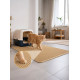 Коврик для кошачьего туалета Ginger Cat двухслойный под лоток 67х60х1см ромб / бежевый