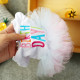 Платье День Рождения для собак и кошек It's my birth day с фатином белое М Д-28-32см ОГ-40-44см