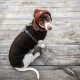 Шапка для собак Hat-Dog акрил коричнева з регульованою затяжкою 2/S