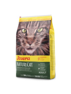 Гіпоалергенний повнораціонний сухий корм Josera NatureCat для дорослих котів з чутливим травленням, 10 кг.