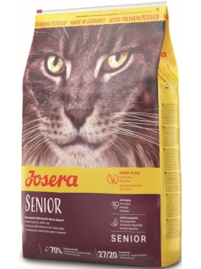Полнорационный диетический сухой корм Josera Senior для пожилых кошек или для кошек с почечной недостаточностью, 10 кг.