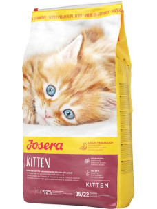 Полнорационный сухой корм Josera Kitten Minette с лососевым маслом для котят (до 12-месяцев), для беременных и кормящих, 2 кг.