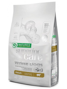 Сухой корм для собак Nature's Protection Superior Care White Dogs Adult Small and Mini Breeds 4 кг - ягненок