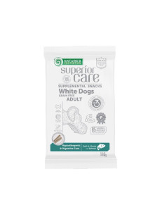Ласощі для собак Nature's Protection Superior Care White Dogs Hypoallergenic & Digestive Care 110 г - лосось