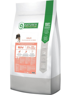 Сухой корм Nature's Protection Adult All Breeds (NPB46029) с мясом птицы.для взрослых собак всех пород, 18 кг