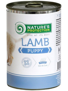 Вологий корм для цуценят Nature's Protection Puppy Lamb з ягням 400 г (KIK24627)
