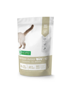 Сухий корм Nature's Protection Sterilised Junior poultry with krill для кошенят, що ростуть після стерилізації NPS45772 400г