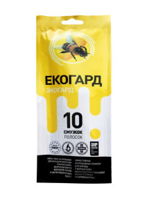 Екогард смужки 10 шт (проти вароатозу, акарапідозу та воскової молі)