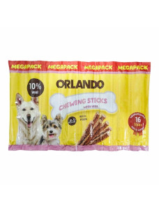 Ласощі для собак Orlando meaty sticks with veal м'ясні палички для собак з телятиною 16 паличок