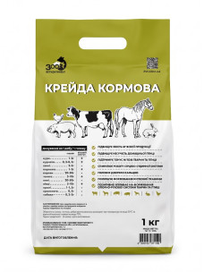 Крейда кормова, 1кг Зооветконтинент